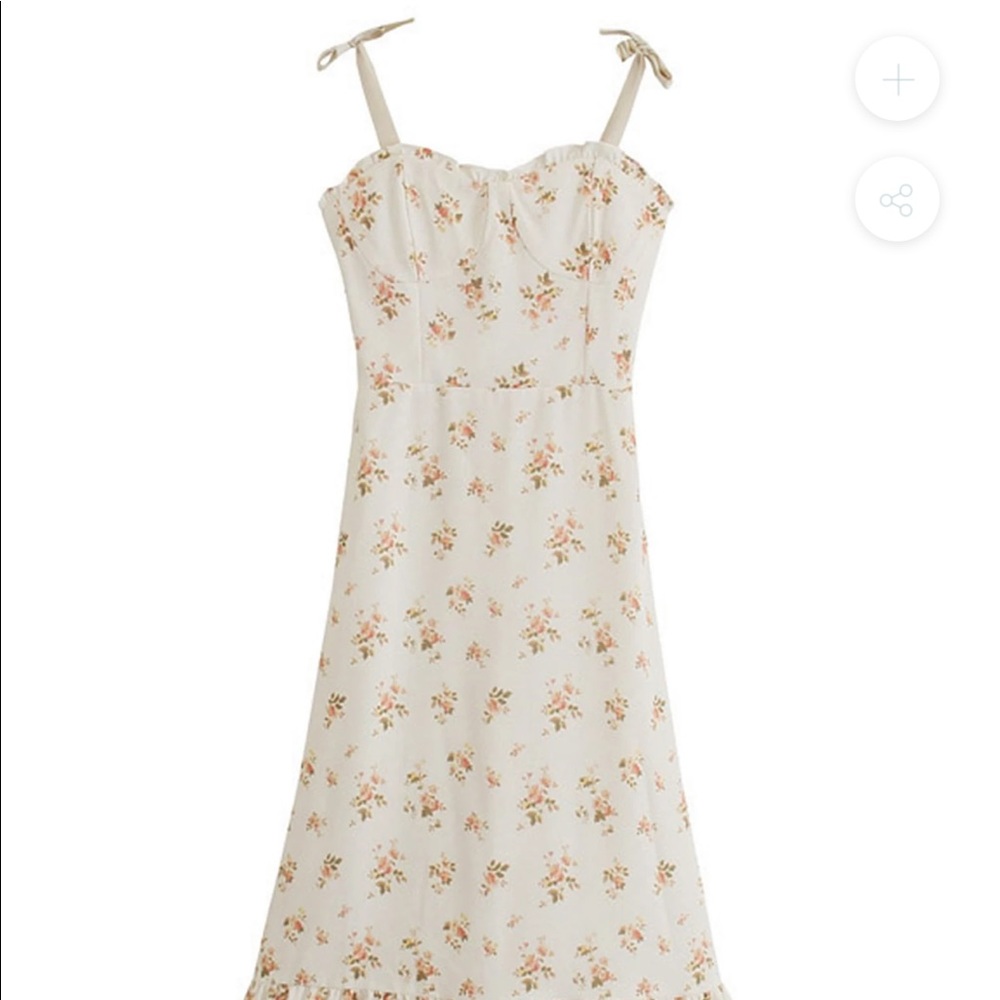 Floral mide dress